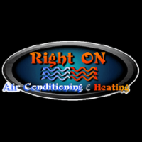 right on air conditioning and heating logo